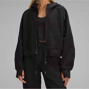 Lululemon scuba full-zip oversized cropped hoodie